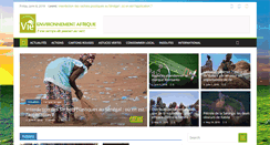 Desktop Screenshot of environnement-afrique.com